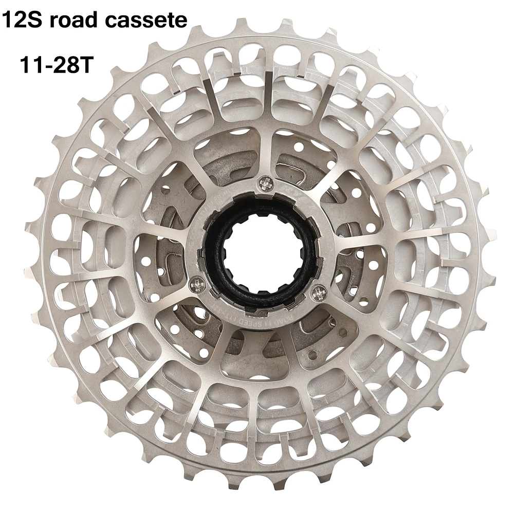 

RYET 12 Speed Road bike Cassette 11-28T/32T/34T UltraLight CNC 12s sprocket Cycling FREEWHEEL for 12v SLR HG Hub Bicycle Parts