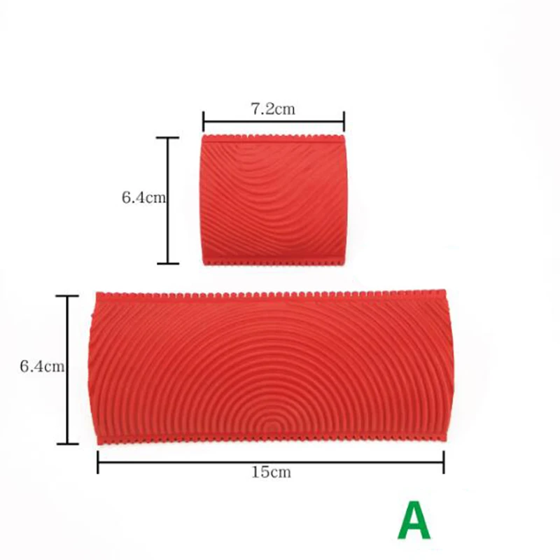 Wood grain imitation tools drum wood grain art paint texture printing DIY tools