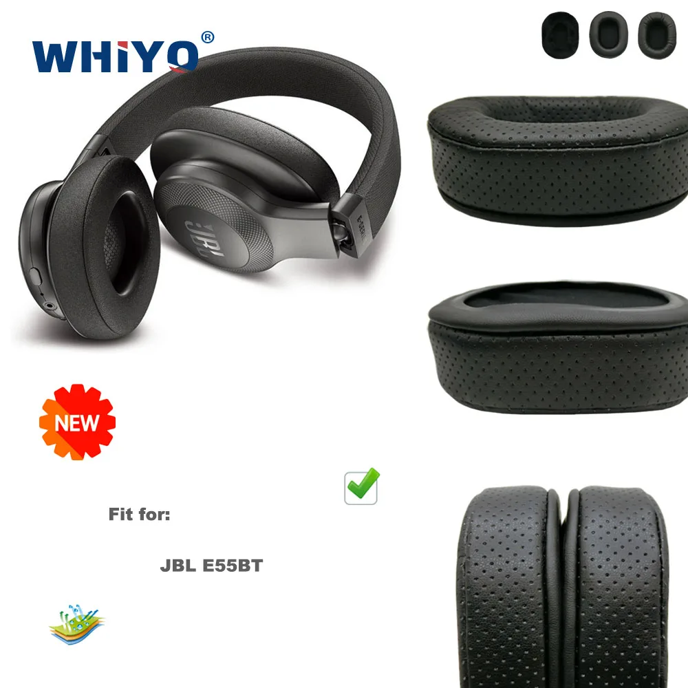 Nieuwe Upgrade Vervanging Oorkussens Voor Jbl E55BT Headset Lederen Kussen Fluwelen Earmuff Oortelefoon Sleeve Cover