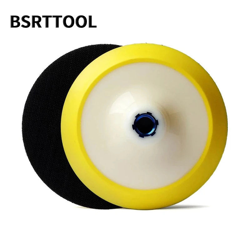 BSRTTOOL 6 inch Plastic Backing Pad Car Wax Sanding Pad Hook & Loop Sander Backer Plate For Action Car Polishing