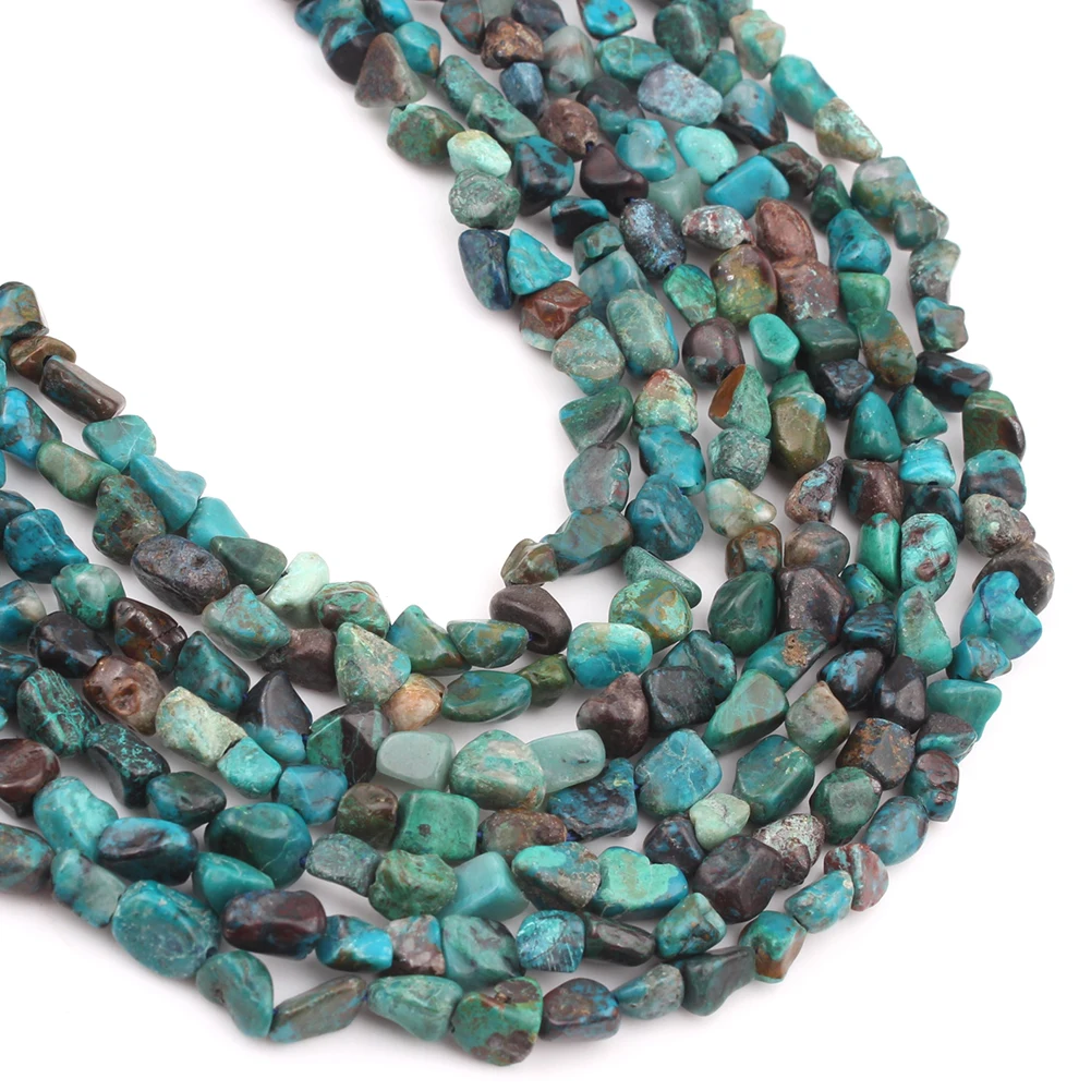 4-7mm Irregular Chrysocolla Phoenix Turquoises Beads Loose Natural Stone Beads For Jewelry Making DIY Bracelet Necklace 15 inch