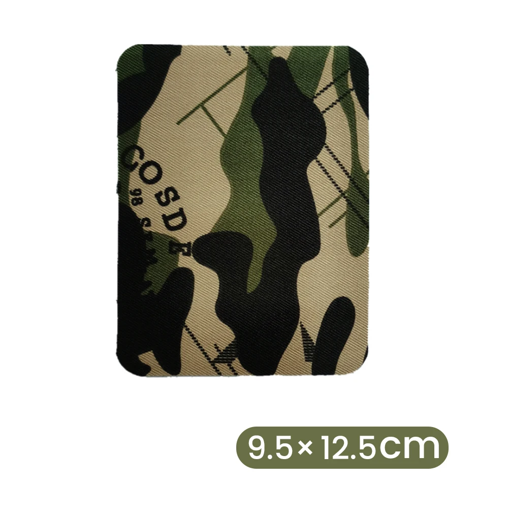 1PC Oval Quadrat 9,5*12,5 cm 11*14cm Hot Melt Kleber Camouflage Kleber Bügeln Patch imitation Denim Nähen Knie Ellenbogen DIY Kleidungsstück – Detail 13