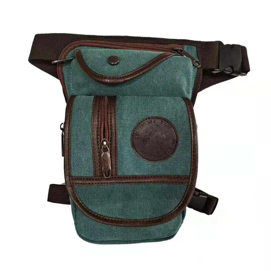 

American Retro Canvas Waist Bag Casual Men's Outdoor Sports Mountaineering Crossbody Chest Bag