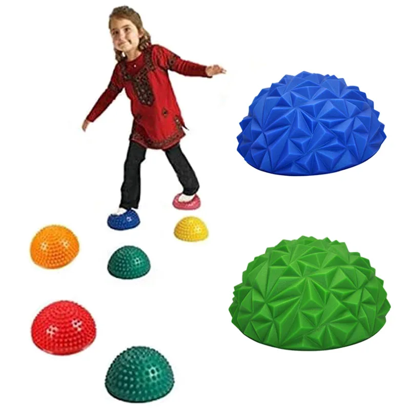 

Yoga Half Ball Stepping Stones Outdoor Toys Indoor Games for Kids Children Sport Balance Hemisphere Massage Ball Buitenspeelgoed