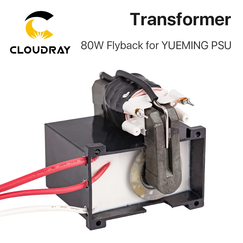 Cloudray High Voltage Flyback Transformer for YUEMING Co2 Laser Power Supply JG1500 JCY-1500