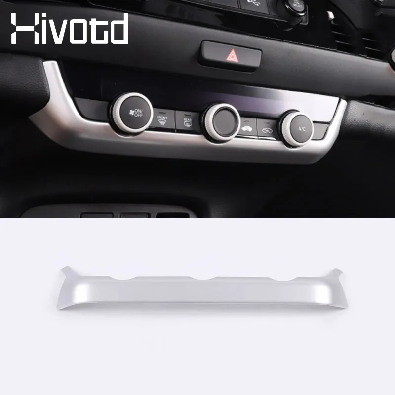 Air Conditioning Control Knob Strip Cover Trim Sticker Interior Decor Parts Car Accessories For Honda Fit GR9 Jazz Crosstar 2021