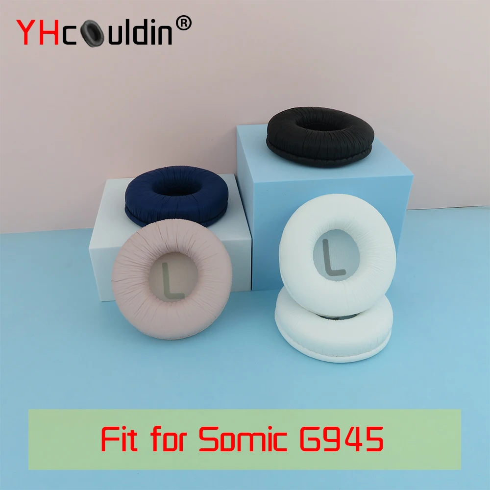 Somic-almohadillas para los oídos G945, almohadillas para los oídos, PU, repuesto