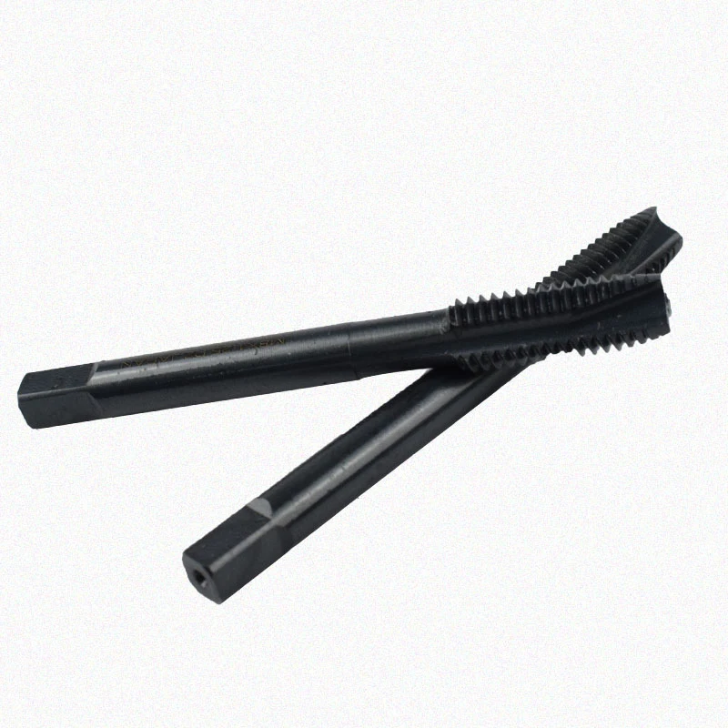 UCHEER 1pc Tap carbonize straight/spiral screw tap Drill bits Machine Point Thread M2.5-M10