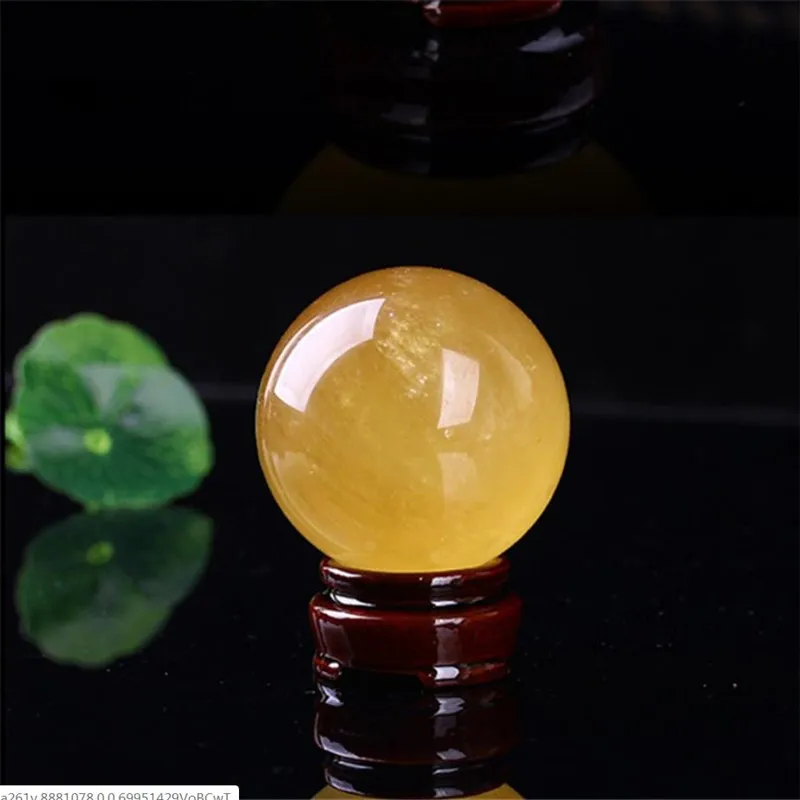 Yellow Calcite crystal ball natural stones and minerals reiki healing gemstones decoration feng shui decor cristal piedras