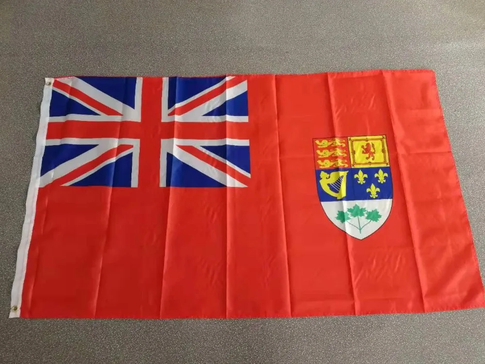 Yehoy  90x150cm Red Ensign defaced with the Royal Arms of Canada National Flag 1922-1957