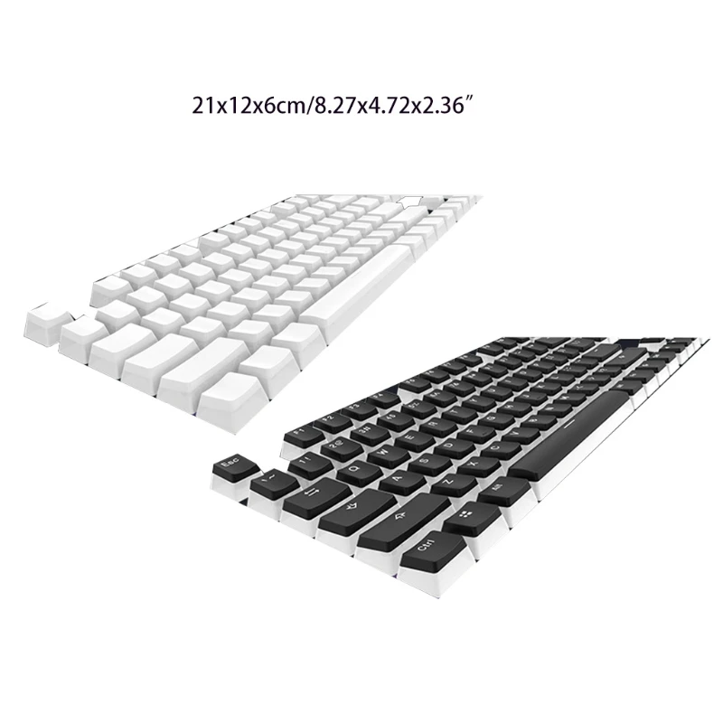 104ปุ่มพุดดิ้ง Keycap OEM บุคลิกภาพ Double Shot PBT Backlight Keycap