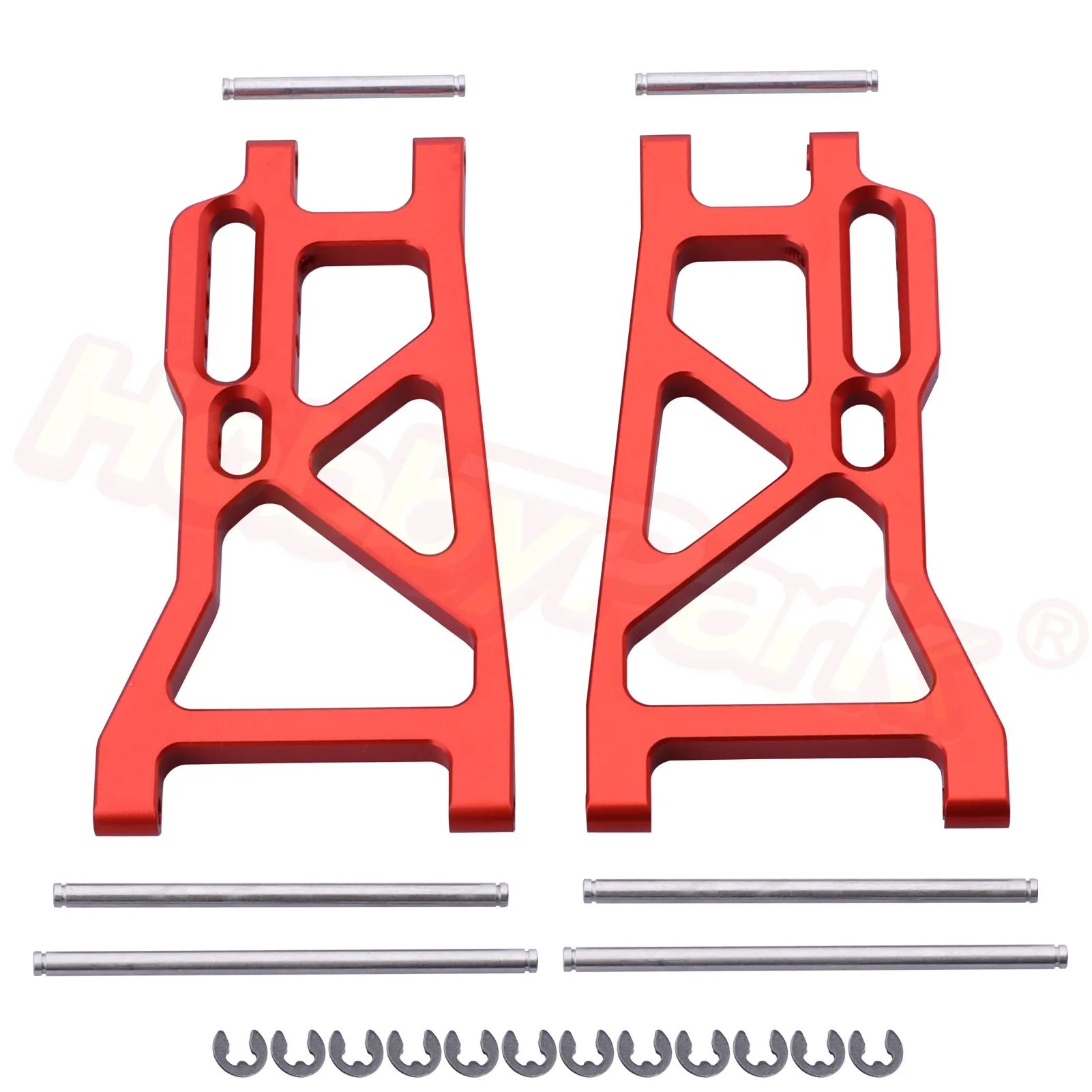 2Pcs Aluminum Rear Lower Suspension Arm 513008 For FS Racing 1/10 Monster Truck 51805 FS538 10YW, Buggy 53625 FS539 10YW