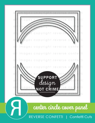 AliliArts Metal Cutting Dies Center Circle Panel Die diy Scrapbooking Photo Album Decorative Embossing PaperCard Crafts Die
