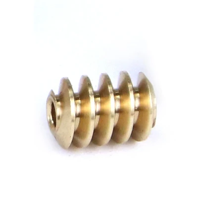 JGY370 Self-locking Worm Gear Special Motor Accessories 0.5mm Worm Gear Copper Small Modulus Gear