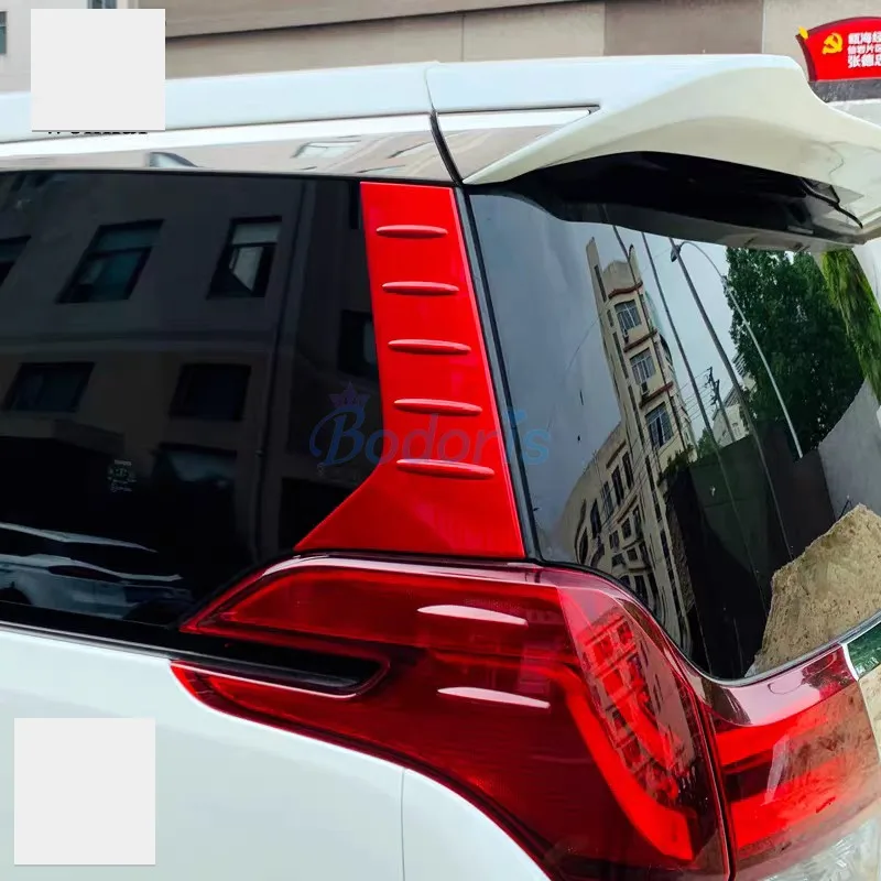 

For Toyota Alphard VELLFIRE 30 2016-2019 Stainless Steel Red Color Window C Pillar Garnish Moulding Trims Auto Car Accessories