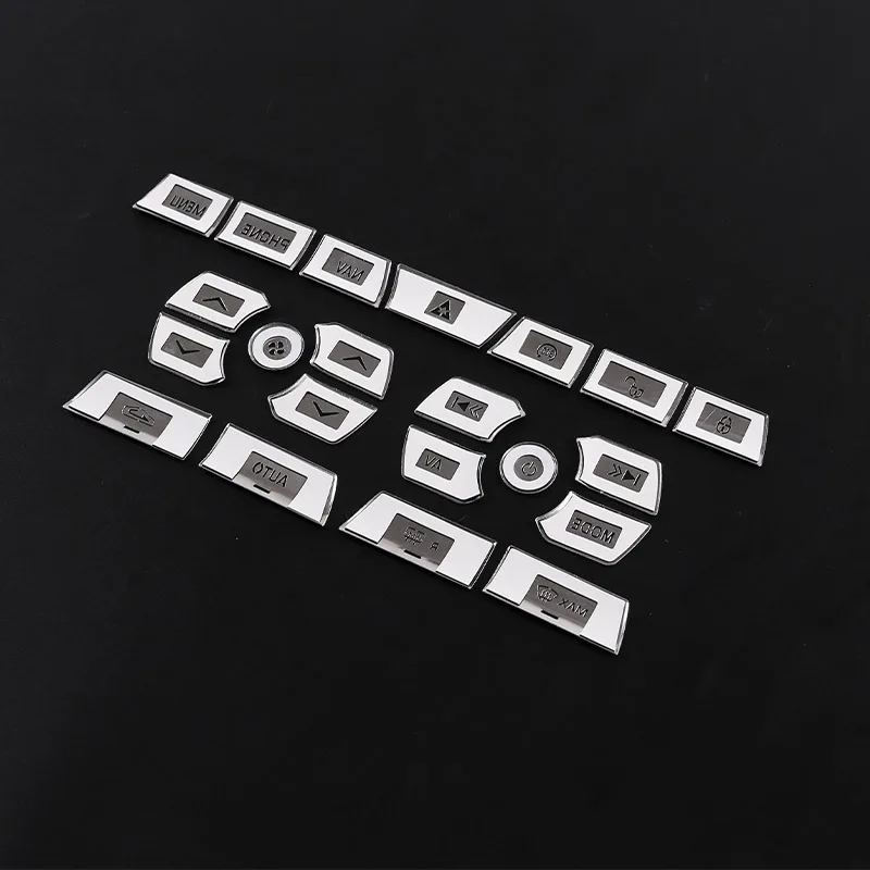 For Jaguar XF 2012-15 Aluminum Alloy Car Central Control Air Conditioning Multimedia Button Decoration Stickers Car Accessories - view 6