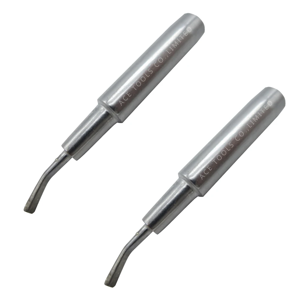 Soldering Tip 900M-T-1.8H Bent Chisel 1.8มม.สำหรับ Hakko 936 907 Milwaukee M12SI-0วิทยุ Shack 64-053 Yihua 936 X-Tronics 3020เหล็ก