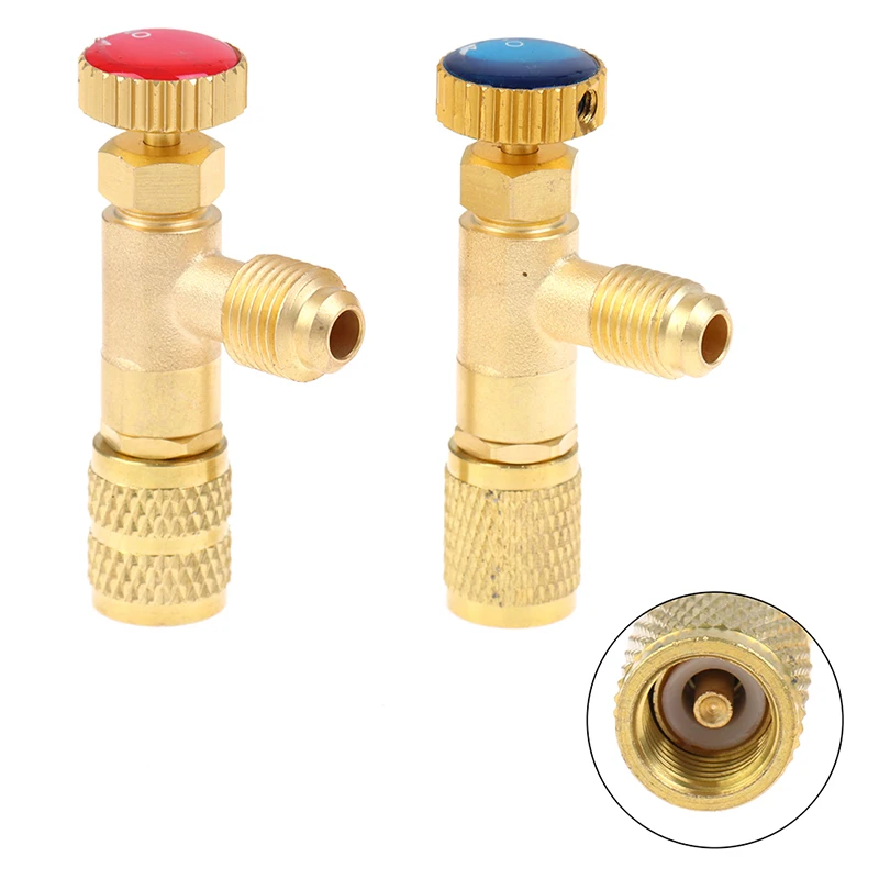 R410A R22 Air Conditioning Refrigerant Liquid Safety Valve 1/4 \