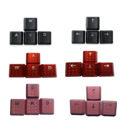 3 Colors 8 pcs Texture Tactility Backlit Replacement Keycaps for Logitech G813 G815 G913 G915 TKL RGB Mechanical keyboard