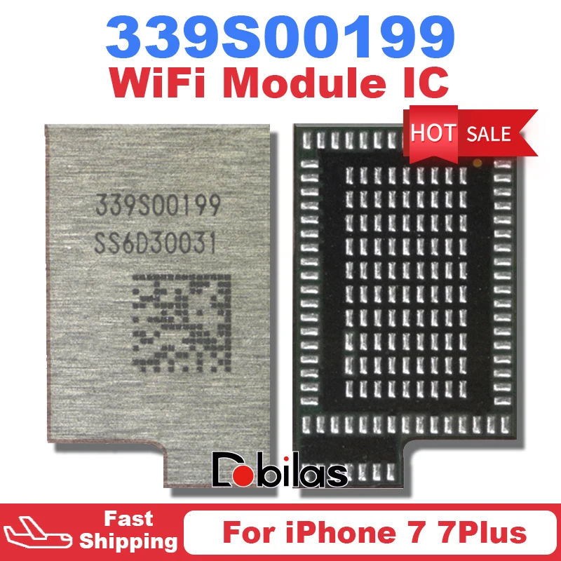 

5Pcs 339S00199 For iPhone 7 7Plus WiFi Module IC BGA WLAN_RF Bluetooth WIFI IC High Temperature Integrated Circuits Chip Chipset