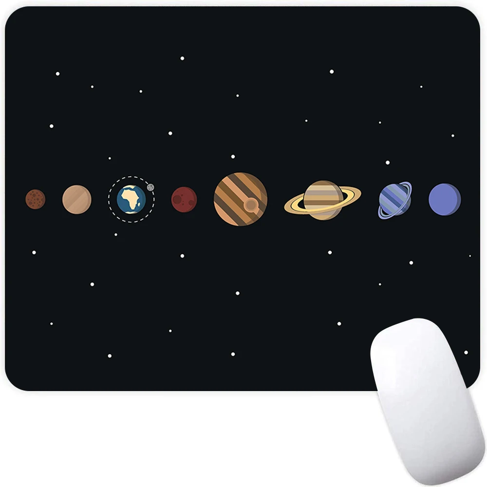 الخيال العلمي النظام الشمسي لوحة ماوس الألعاب الصغيرة الكمبيوتر ماوس ألعاب ماوس حصيرة الكمبيوتر المحمول ماوس السجاد لوحة المفاتيح حصيرة مكتب الوسادة