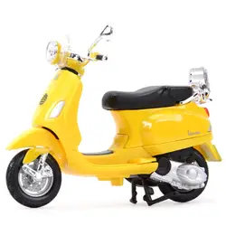 Maisto – modèle de moto Vespa LXV, 1:18, 2013, Piaggio jaune, statique, véhicules moulés, loisirs de collection, jouets