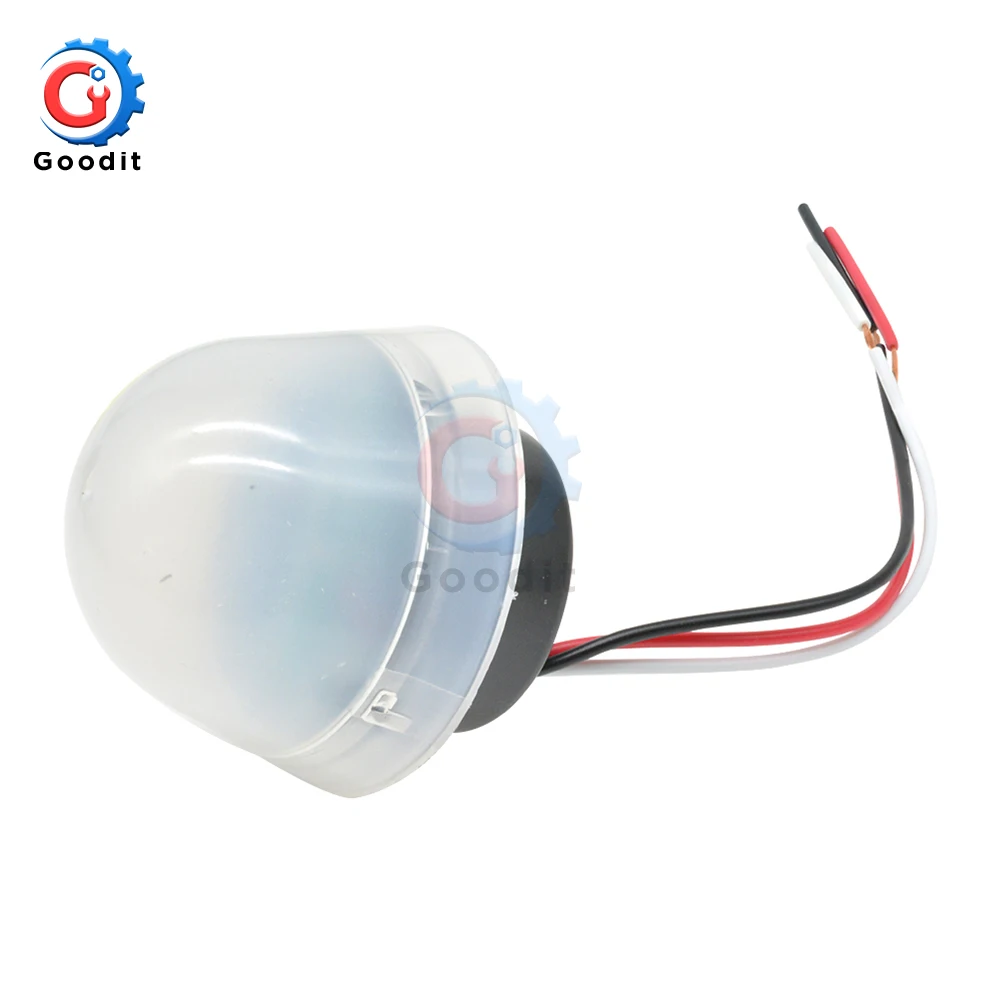 AS-20 DC 12V AC 110V 220V 10A Waterproof Sensitive Auto Photo Switch On/Off Photocell Street Light Switch Sensor Switch Tools