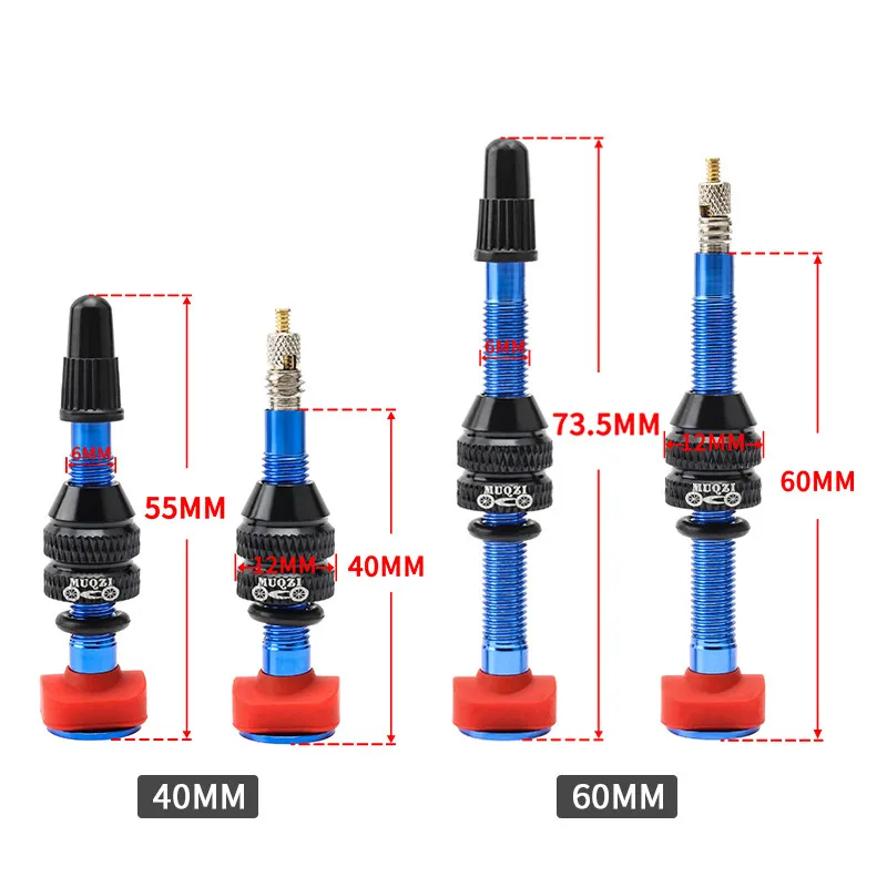 MUQZI Bike Tubeless Rim Tape 10m No Residue Glue & 40mm 60mm Presta Tire Valve & Tool For 26 27.5 29 700C MTB Road Bicycle