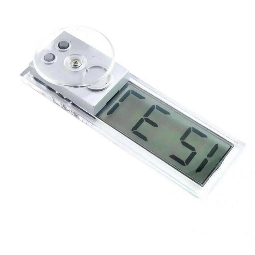 Digital Clock Universal Plastic Electronic Clock Mounted Sucker LCD Digital Dashboard Clock for Autos Dashboard Clock