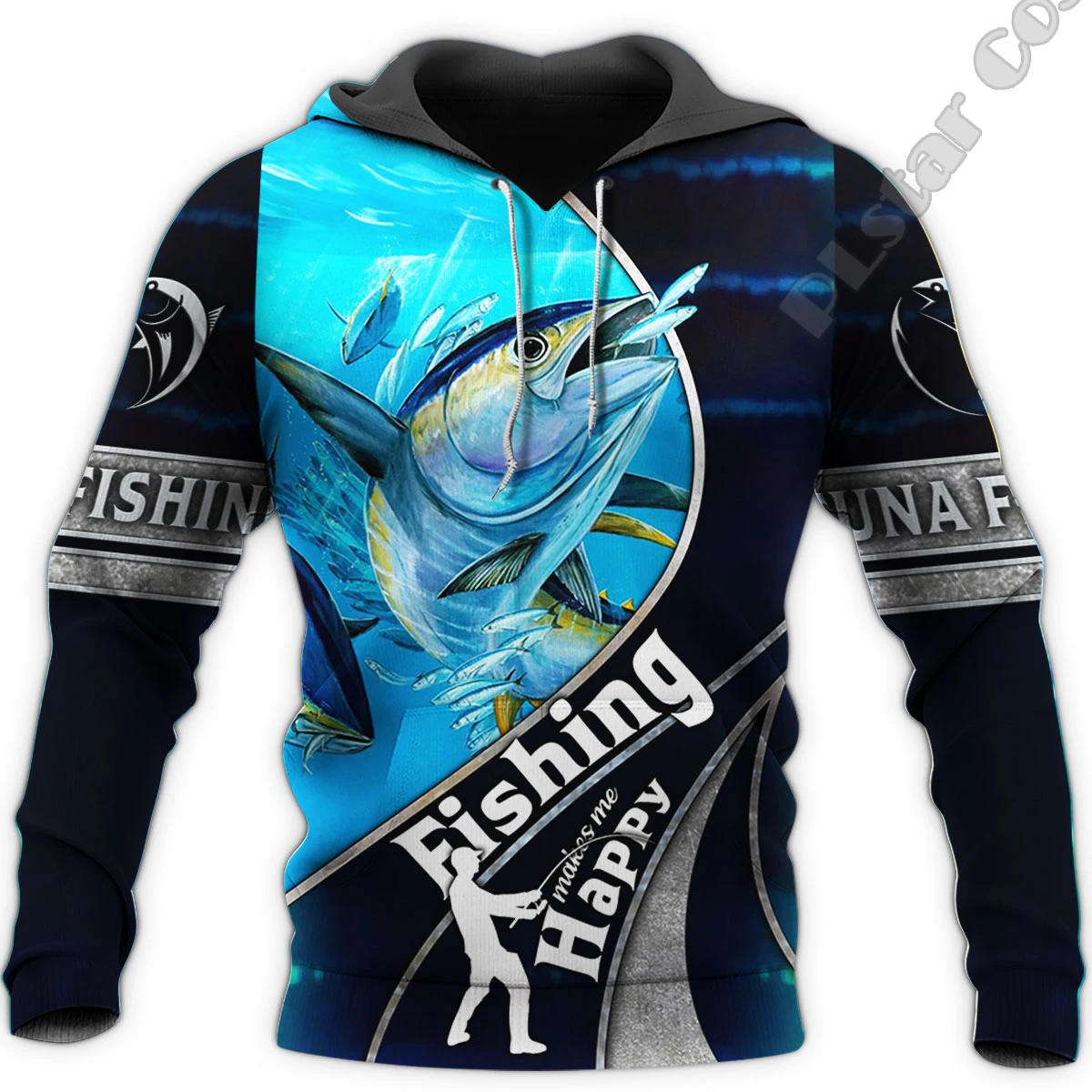 

PLstar Cosmos Tuna MaHi Marlin NewFashion Fishing Fisher Animal Funny Tracksuit Pullover Harajuku 3DPrint Men/Women Hoodies T-18