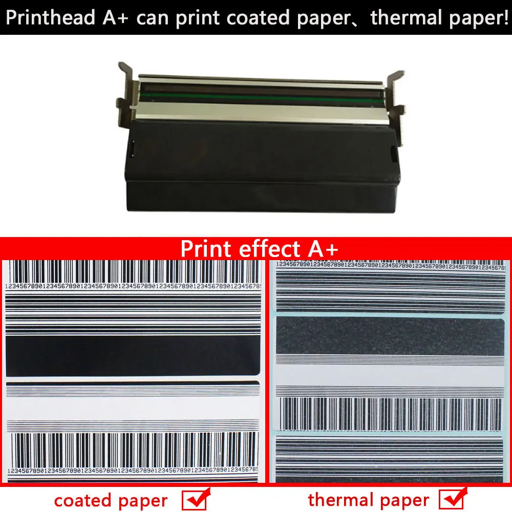 2pcs/lot A+ Quality New G79057M Thermal Printhead For Zebra Z4M plus Z4M 305dpi Printer Head,90days Warranty