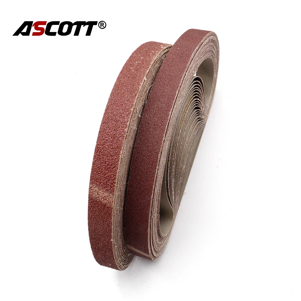 5pcs Angle Grinder Sand Belt 760x25mm Woodworking Sand Belt Machine Modification Tool for Wood Soft Metal Grinding Polishing