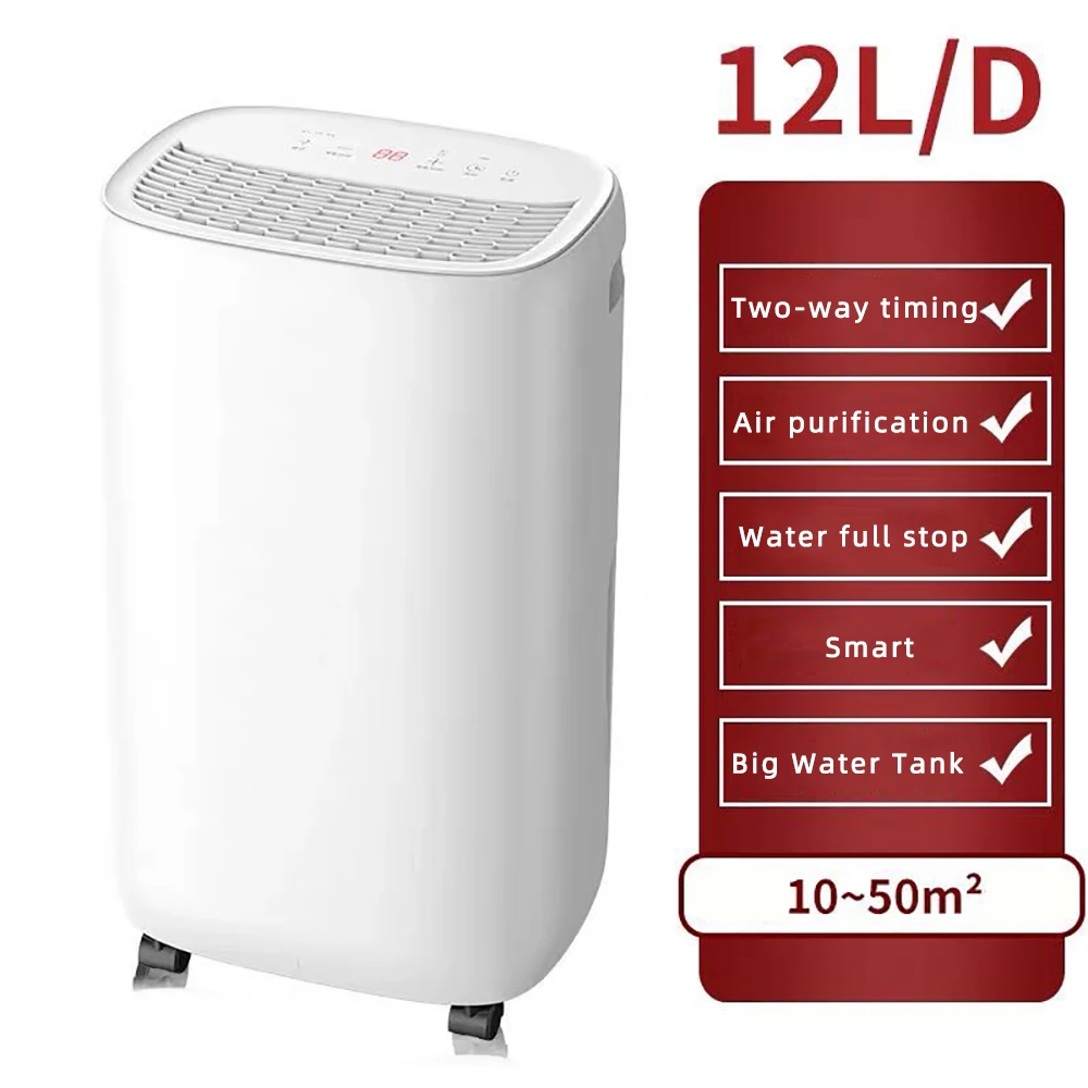 Función de purificación de aire Nosic inferior, deshumidificador doméstico, Mini deshumidificadores secos de 110V y 220v, secador de ropa con tanque de agua grande