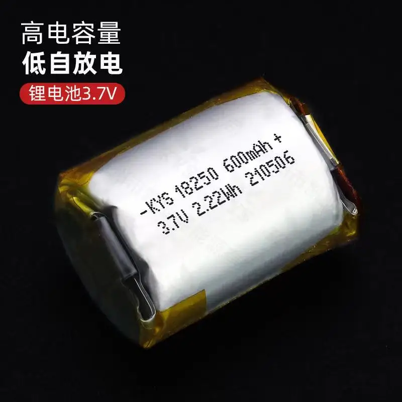 Kup więcej będzie tanie 18250 3.7V 600mah 3A rozładowania czystego kobaltu bateria litowo-polimerowa model samolotu zabawki mocy