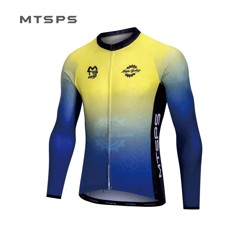 MTSPS Cycling Jersey Mtb Bicycle Clothing Ciclismo Long Sleeves Riding Shirt