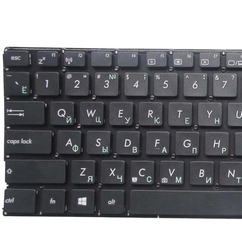 RU BLACK Keyboard for ASUS X551 X551C X551CA X551MA X551MAV replace notebook russian keyboard without frame black