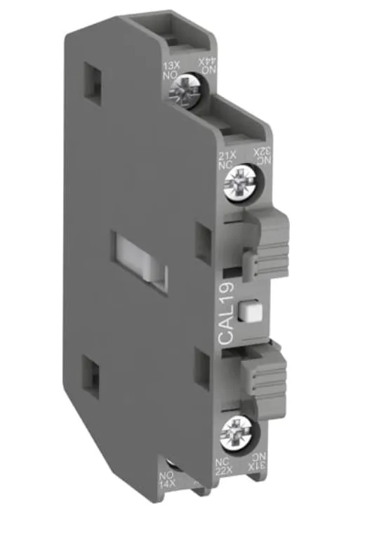 

CAL19-11 10139971 1SFN010820W1011 1NO+1NC Auxiliary contact block, equipped with 1 N.O. and 1 N.C. connections.