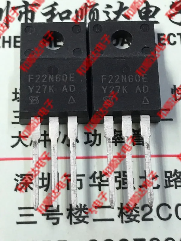 Novo (2 peças) f22n60e SIHF22N60E-E3 to220f