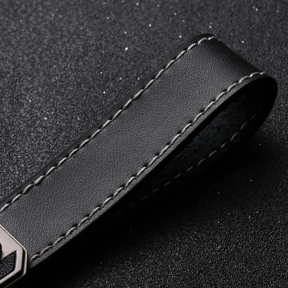 Luxury Key Chain High Grade Cowhide Leather Rope Keychain Women Men Classic for Car Key Holder Ultra Soft Best Gift Quality