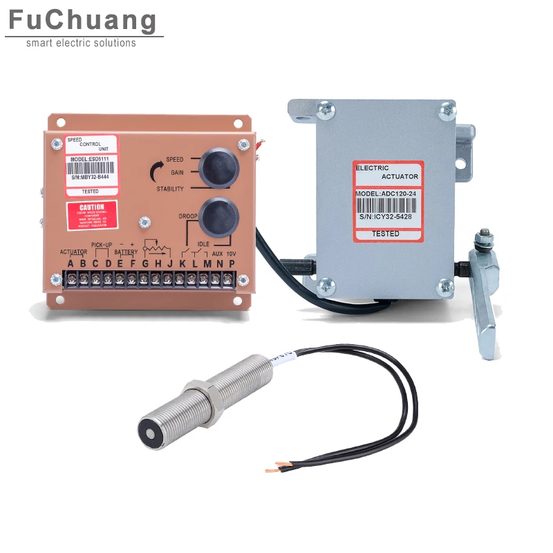 

Actuator ADC120-24V or ADC120-12V + 1PCS ESD5111 + 1PCS MSP675 Diesel generator Governor Kit