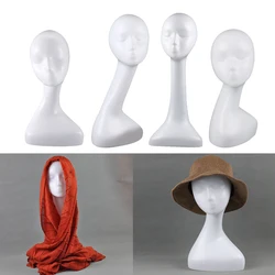 ABS Electroplated Wig Head Mannequin Manikin Head Model Wig Jewelry Hat Display Wig Holder Stand Hair Accessories Tools