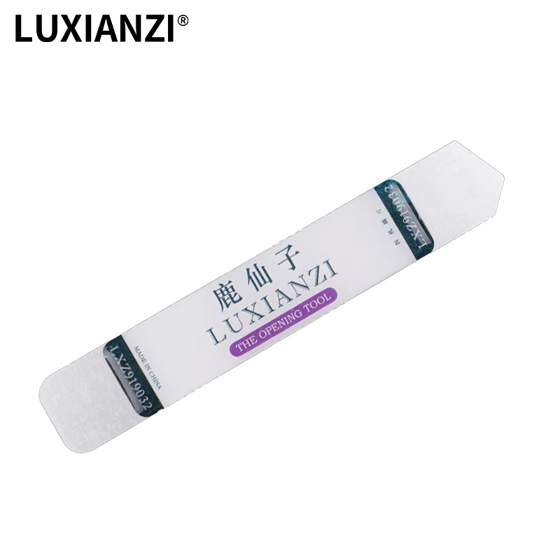 LUXIANZI Metal Spudger Pry Opening Tool Ultra Thin Flexible LCD Screen Disassemble Crowbar for Mobile Phone Tablets Universal