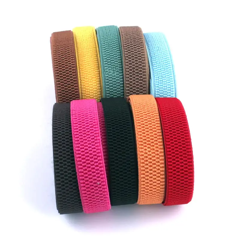 2cm accessories high quality loose tight belt imported thick corn pattern elastic elastic rubber band waist elastic band