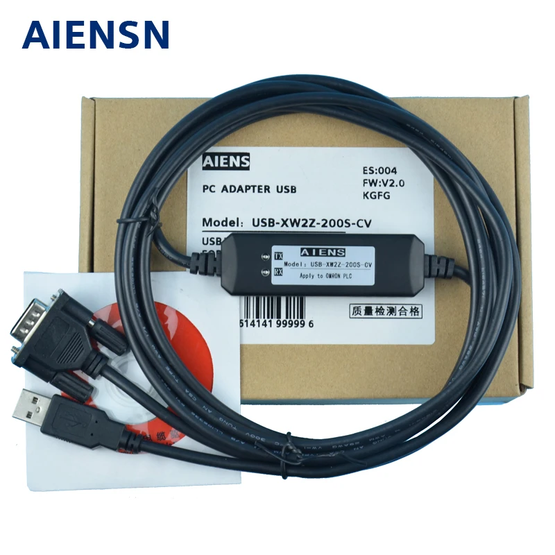 Suitable for Omron CQM1H/CPM2C/CJ1M programming cable data