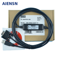 Suitable for Omron CQM1H/CPM2C/CJ1M programming cable data download line USB-XW2Z-200S-CV