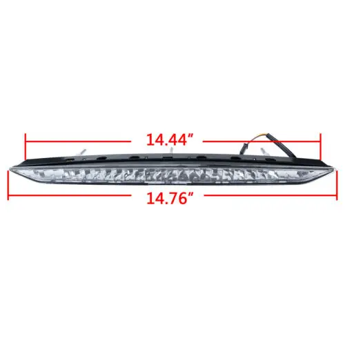 ANGRONG 1X For BMW Z4 E85 2002-2008 LED Trunk 3rd Third High Level Brake Stop Rear Tail Lights With Clear Lens Cover