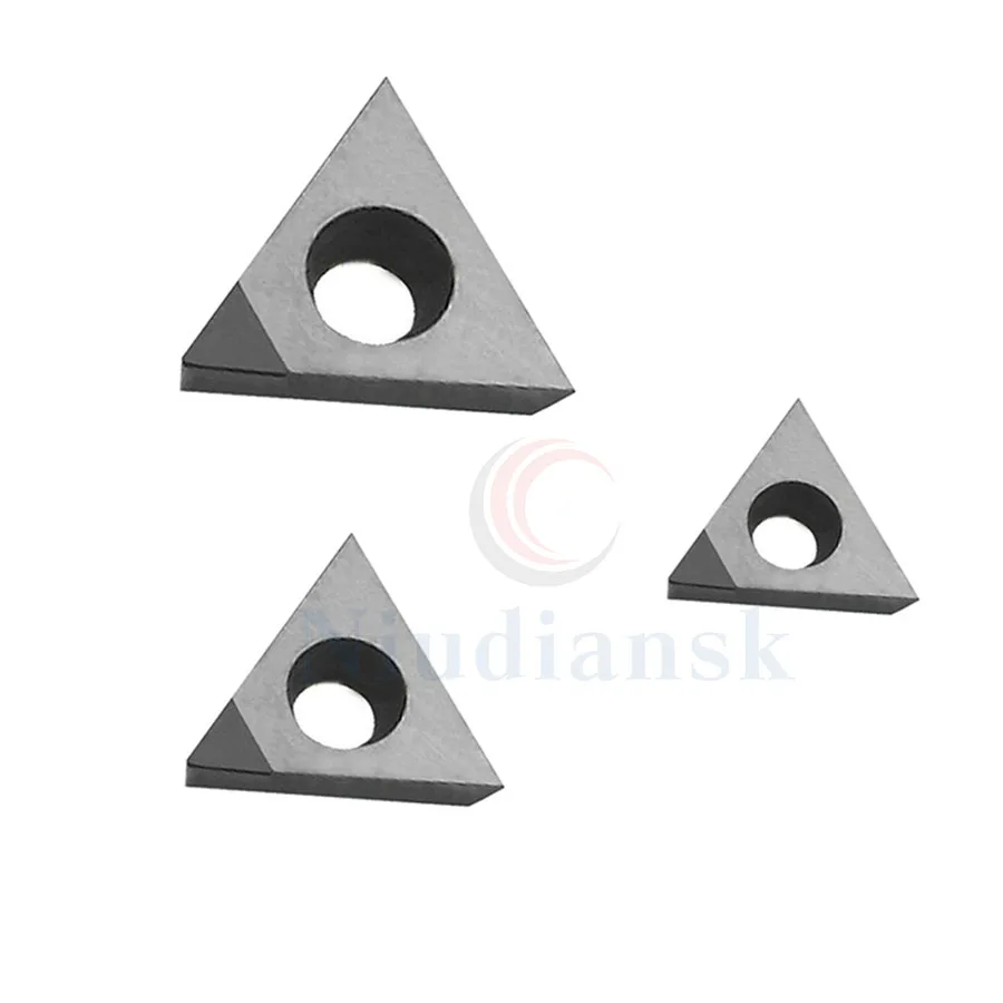 Herramienta de torno CNC de hoja de alta dureza, inserto de diamante, TBGT060102, TPGT080204, PCD, CBN, TPGT090202, TPGT110302, TCGW110202, PCD, CBN