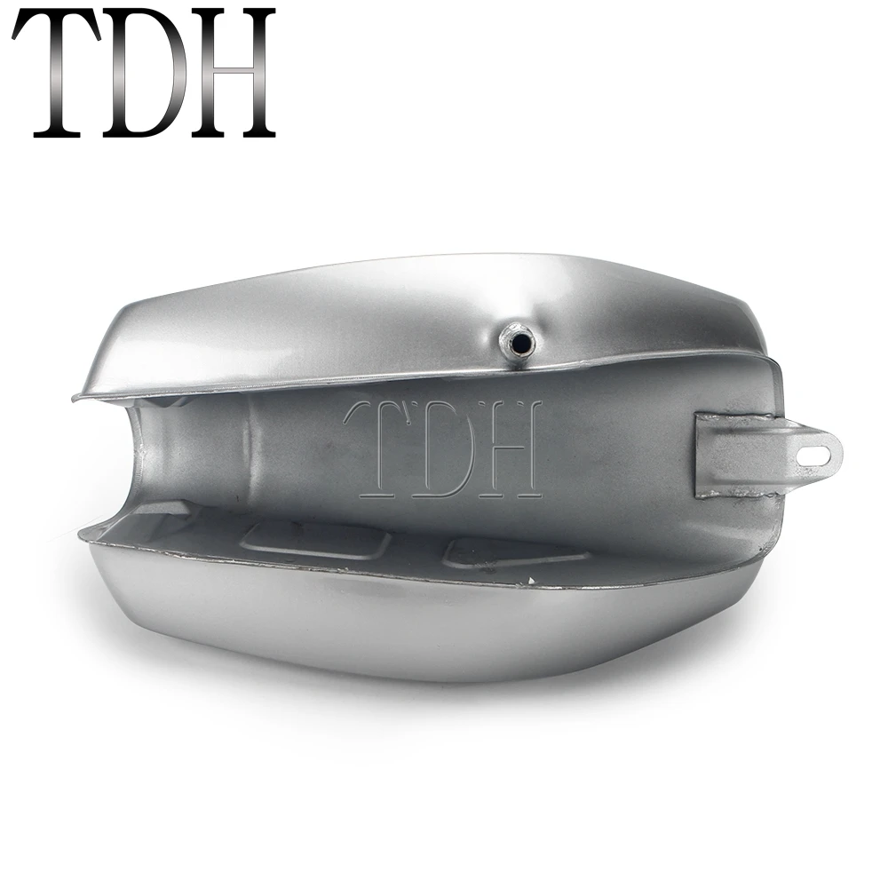 Silver Banana Shape Motorcycle Steel Oil Fuel Tank Enduro for Simson S 50 Simson S 51 Simson S 70 Gas Fuel Tank Oil Petrol Tank