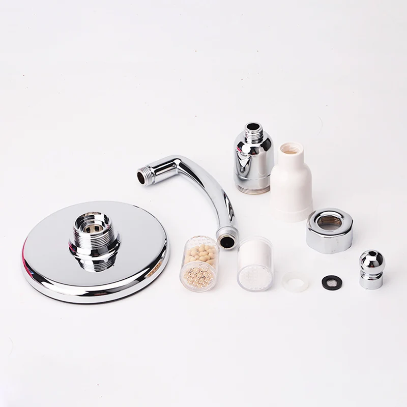 Zenbefe 6 Inch Ronde Filter Douchekop Abs Douchekoppen Regendouche Waterbesparende Afneembaar En Wasbaar Douchekoppen