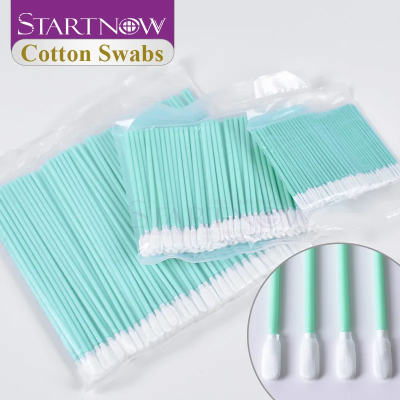 Startnow Industry-Cotons-tiges non tissés antistatiques sans poussière, machine à livres, outils de longueur 70mm, 100mm, 161mm, paquet de 100 pièces